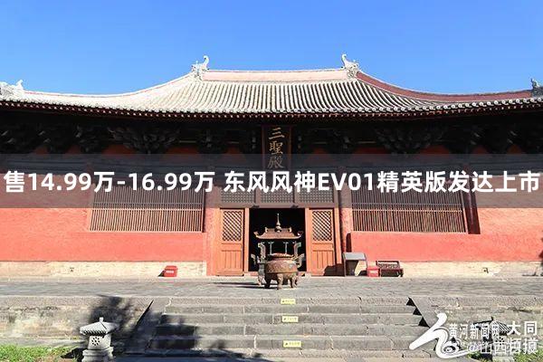 售14.99万-16.99万 东风风神EV01精英版发达上市