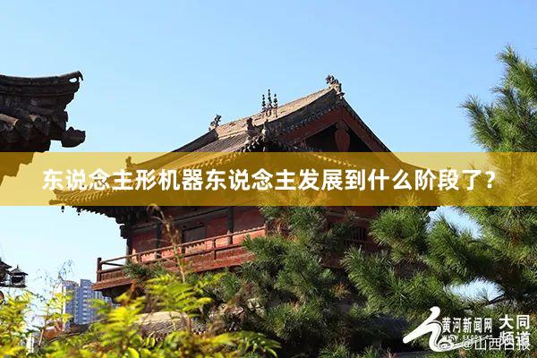 东说念主形机器东说念主发展到什么阶段了？