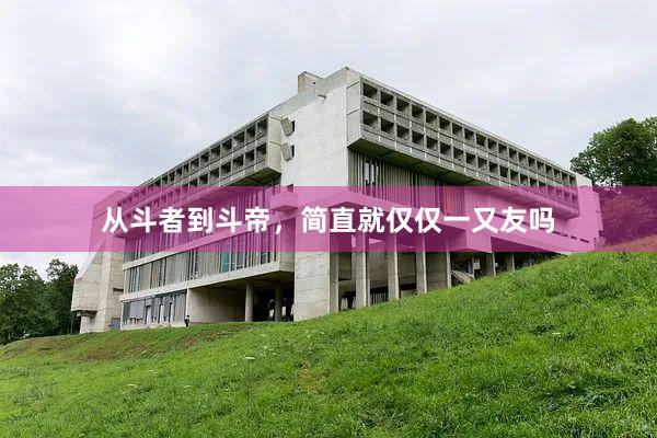 从斗者到斗帝，简直就仅仅一又友吗